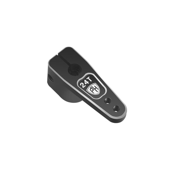 Powerhobby Aluminum 24T Axial SCX24 stock Servo Horn Jeep C10 Black