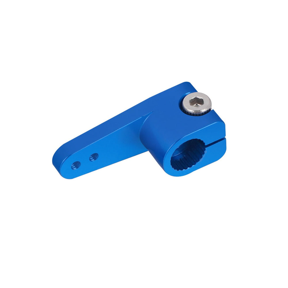 Powerhobby Aluminum 24T Axial SCX24 stock Servo Horn Jeep C10 Blue