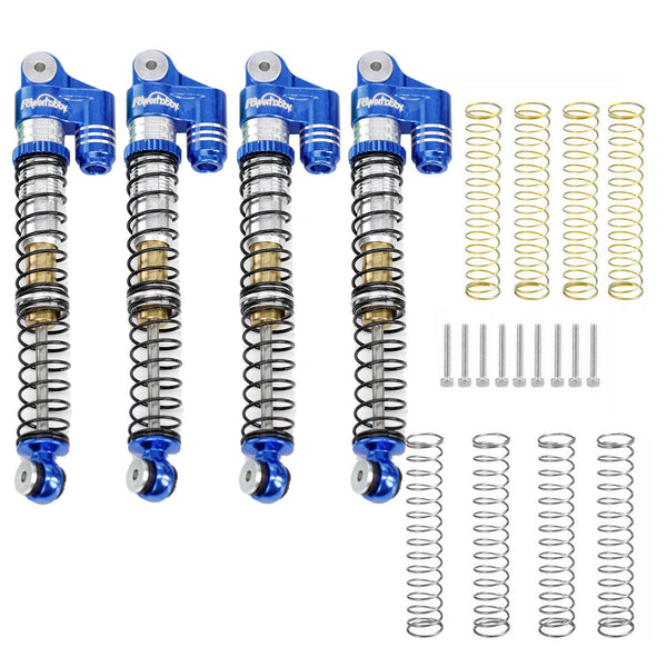 Powerhobby 1/24 Axial SCX24 Aluminum 58mm Long Travel Shocks Jeep Bronco Blue