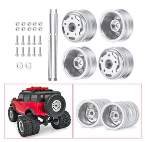 Powerhobby 1/24 Axial SCX24 Aluminum Dually Wheels w/Driver Shaft — SCX24 Parts