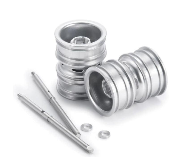 Powerhobby 1/24 Axial SCX24 Aluminum Dually Wheels w/Driver Shaft — SCX24 Parts