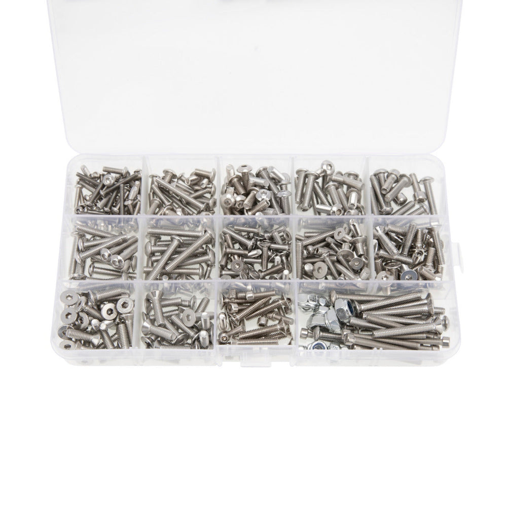 Powerhobby Stainless Steel Screws Box 433Pcs Axial 1/6 SCX6