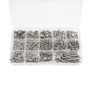 Powerhobby Stainless Steel Screws Box 433Pcs Axial 1/6 SCX6