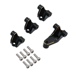 Powerhobby Brass Lower Shock Suspension Link Mount Set Black FITS Traxxas TRX-4