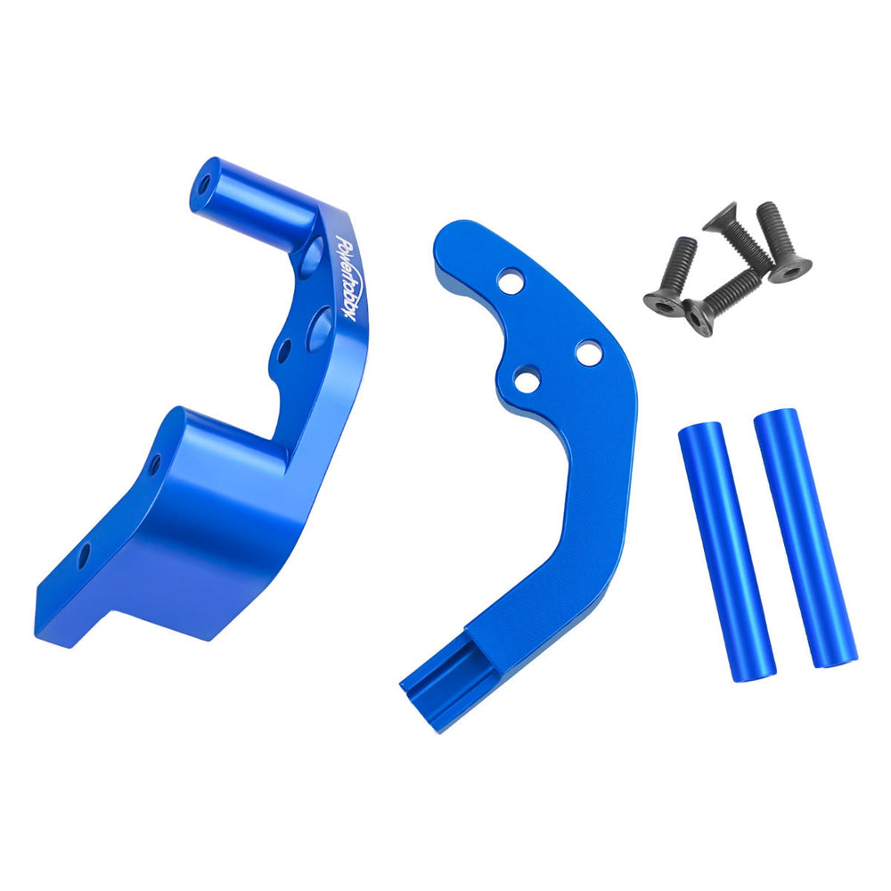 Powerhobby Aluminum Rear Motor Guard Blue FOR Traxxas Slash Stampede Rustler Bandit