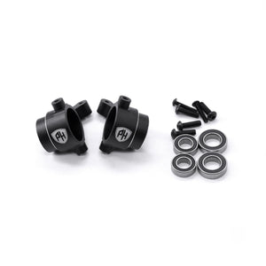 Powerhobby Aluminum Front Knuckles with Bearings FOR Traxxas Sledge Black