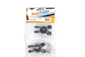 Powerhobby Aluminum Rear Axle Mount w Bearings FOR Traxxas Sledge Black