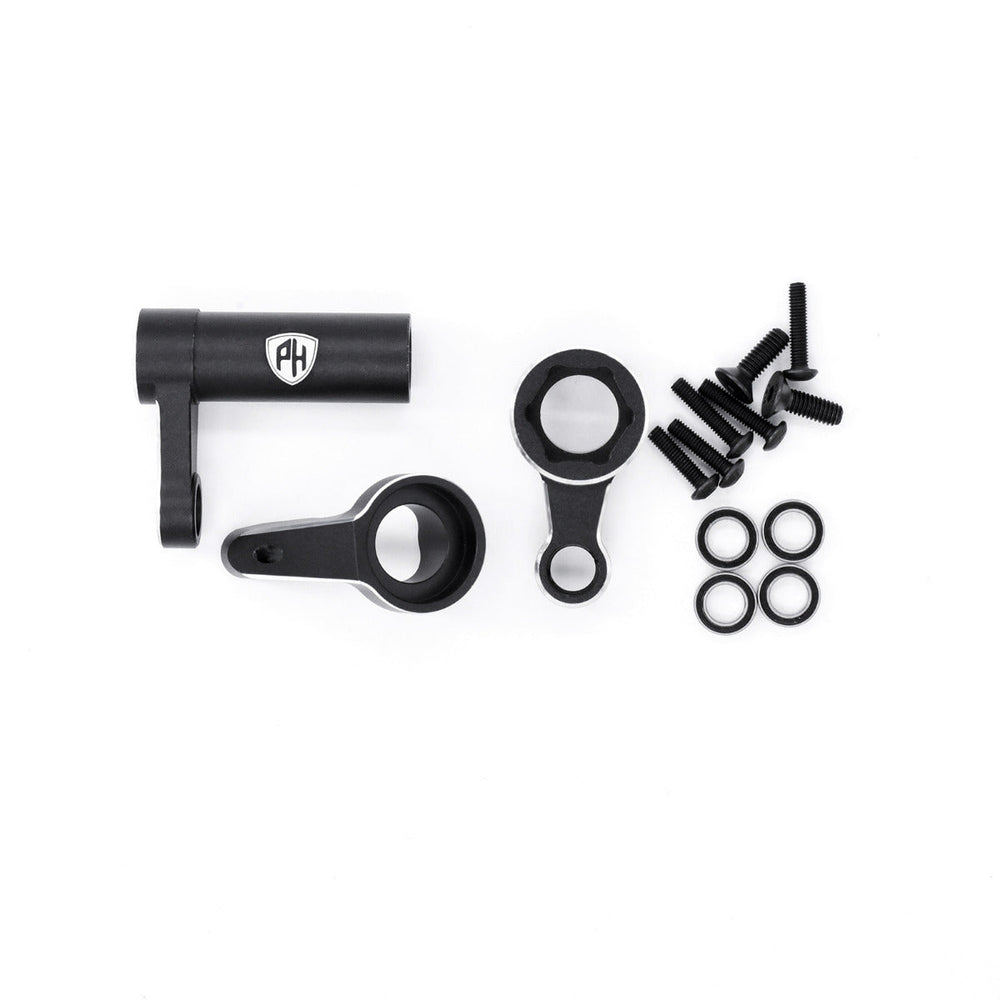 Powerhobby Aluminum Bellcrank w Bearings FOR Traxxas Sledge Black Steering