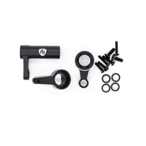 Powerhobby Aluminum Bellcrank w Bearings FOR Traxxas Sledge Black Steering