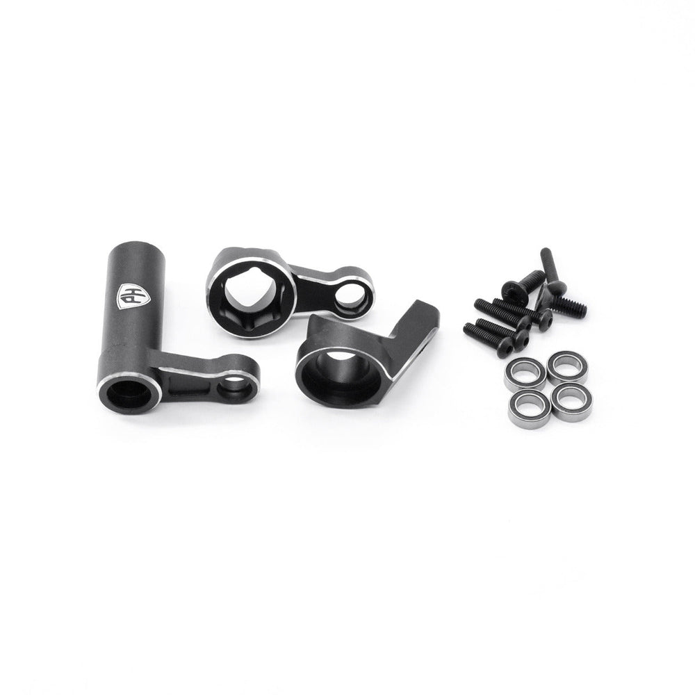 Powerhobby Aluminum Bellcrank w Bearings FOR Traxxas Sledge Black Steering