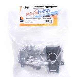 Powerhobby Aluminum Gearbox Cover FOR Traxxas Sledge Black