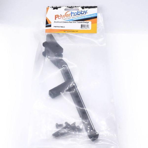 Powerhobby Aluminum Chassis Rear Arm FOR Traxxas Sledge Black