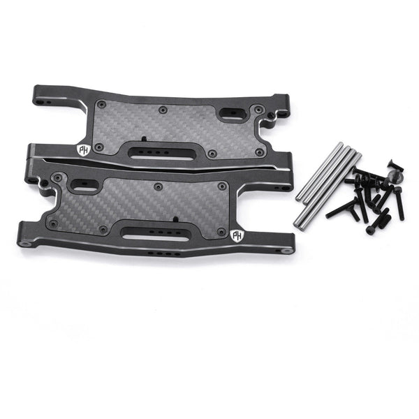 Powerhobby Aluminum  Rear Arms FOR Traxxas Sledge Black