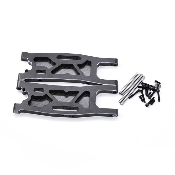 Powerhobby Aluminum  Rear Arms FOR Traxxas Sledge Black