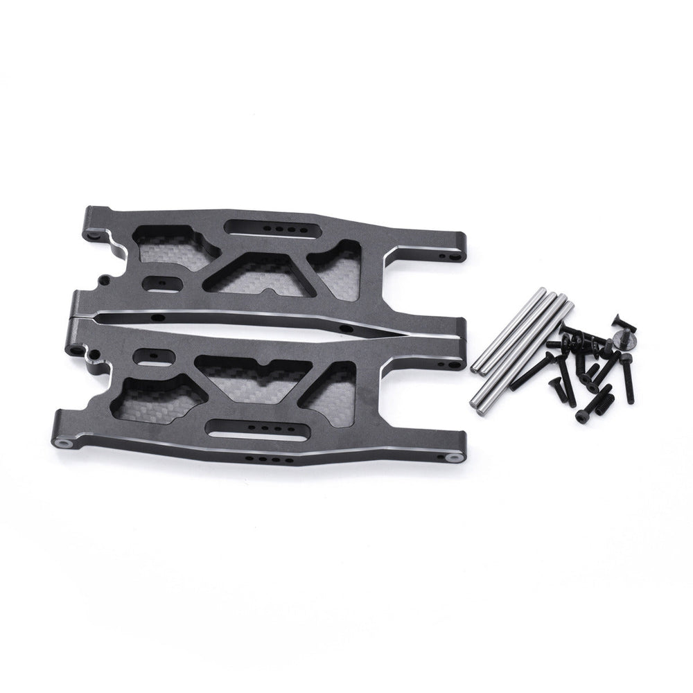 Powerhobby Aluminum Rear Arms w Carbon Fiber Dust Cover FOR  Traxxas Sledge Black