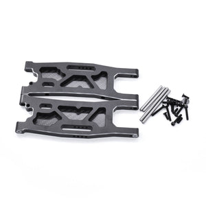 Powerhobby Aluminum Rear Arms w Carbon Fiber Dust Cover FOR  Traxxas Sledge Black