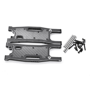 Powerhobby Aluminum Rear Arms w Carbon Fiber Dust Cover FOR  Traxxas Sledge Black