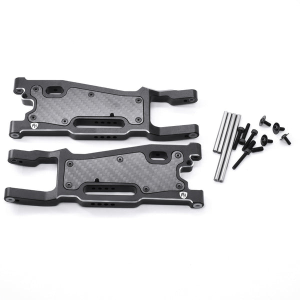 Powerhobby Aluminum Front Arms w Carbon Fiber Dust Covers FOR Traxxas Sledge