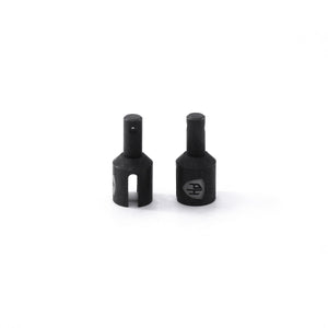 Powerhobby Front / Rear Differential Adapters FOR Traxxas Sledge Black