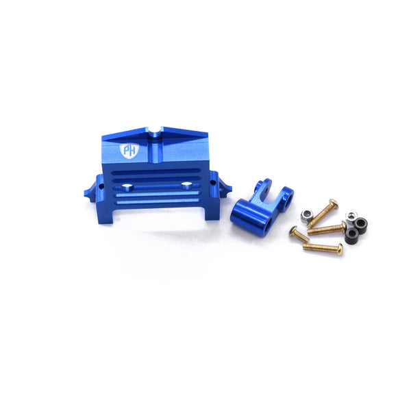 Powerhobby Aluminum Servo Adapter FOR Traxxas X-Maxx / Maxx Slash Blue