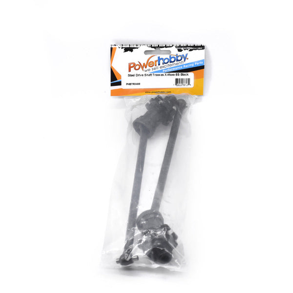 Powerhobby Steel Drive Shaft FOR Traxxas X-Maxx 8S Black (2)