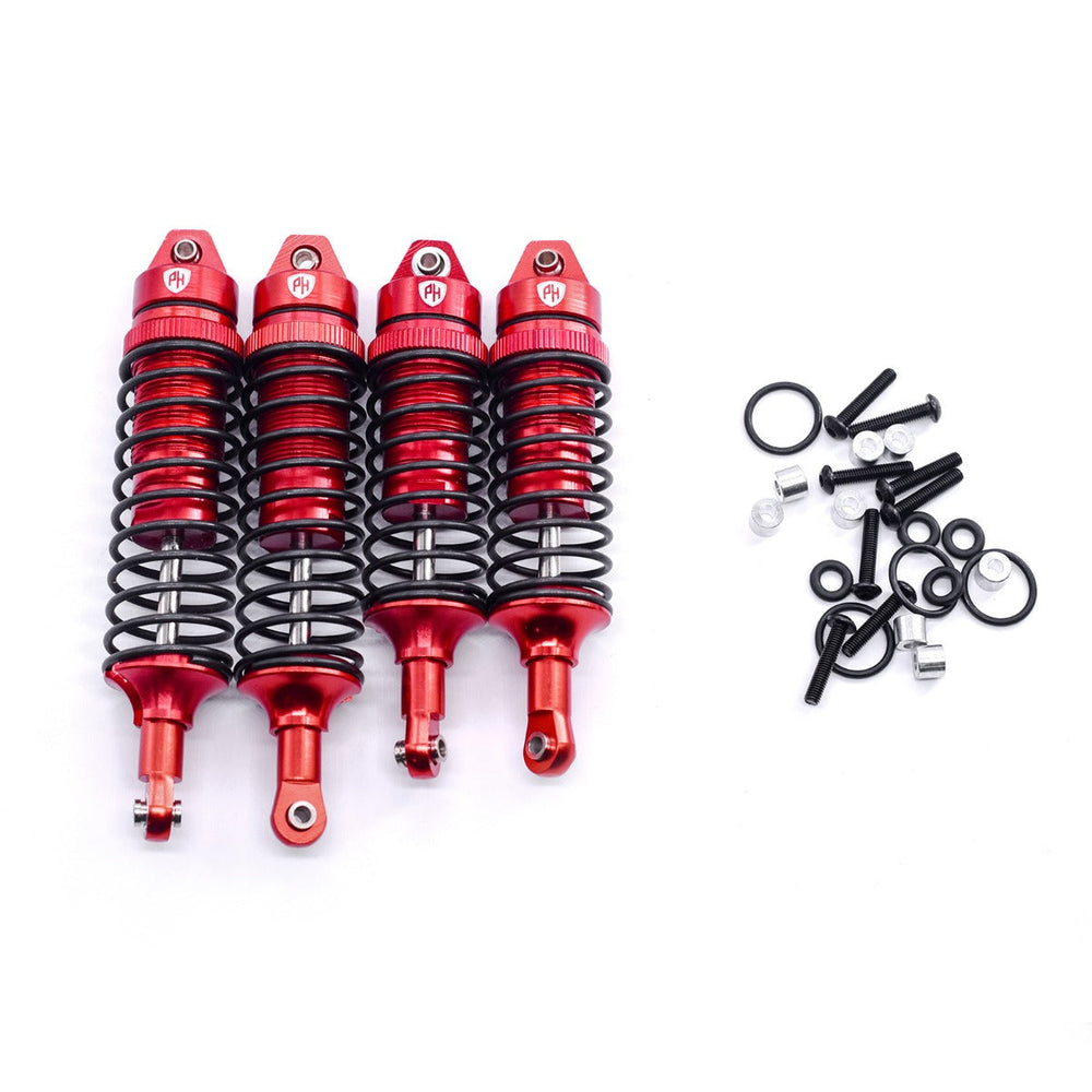 Powerhobby Traxxas Slash Front & Rear Shocks (4) FOR Traxxas Slash 2WD / 4WD RED