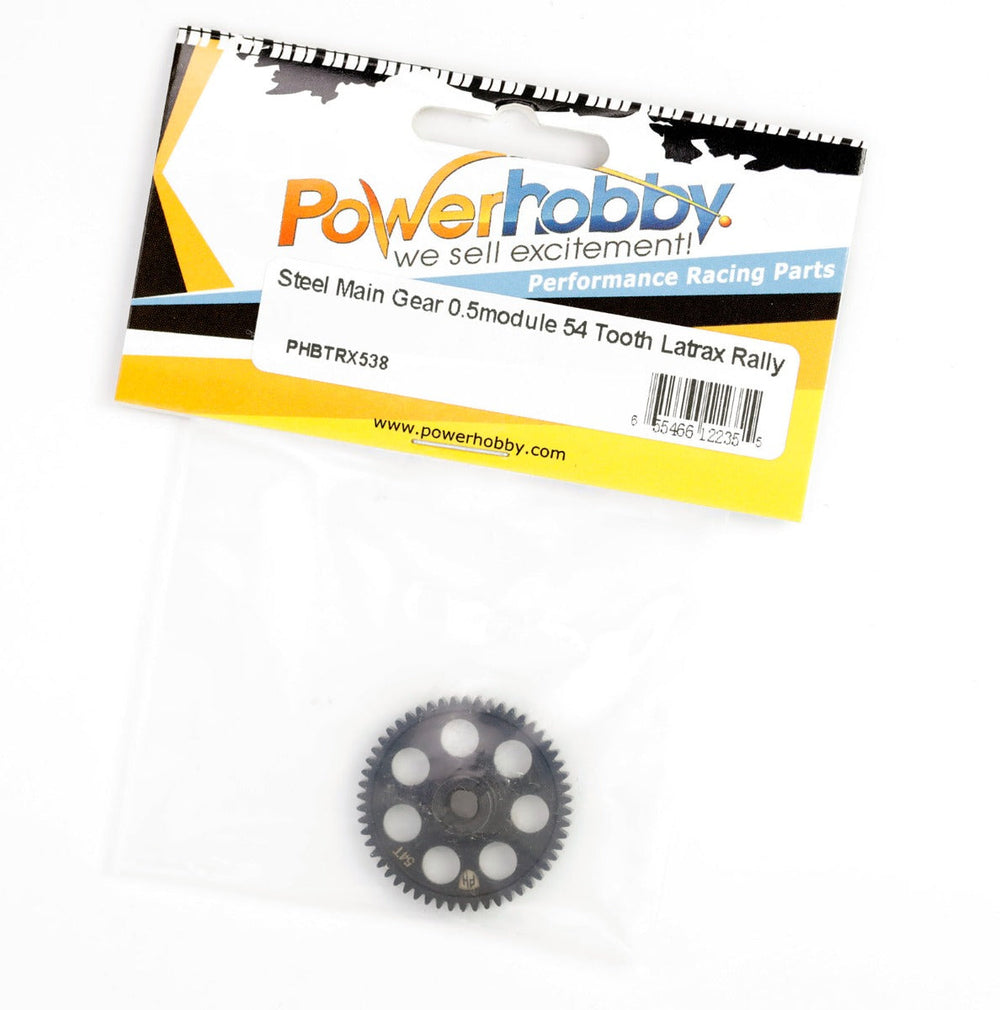Powerhobby 54T 0.5 Module Hardened Steel Main Spur Gear