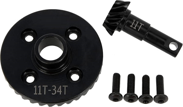 Powerhobby Helical Diff Ring Pinion Underdrive Gear 34T 11T FOR Traxxas TRX-4