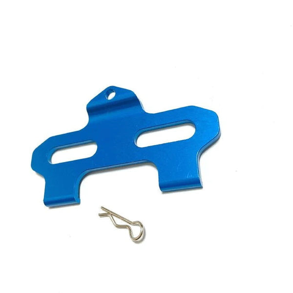 Powerhobby Aluminum Battery Hold Down FOR Traxxas Prerunner Rally SST Teton Blue