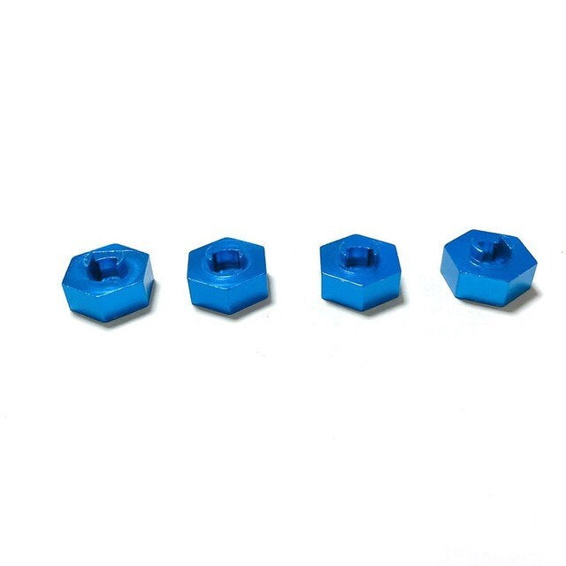 Powerhobby Aluminum Wheel Hex Adapters FOR Traxxas Prerunner Rally SST Teton Blue