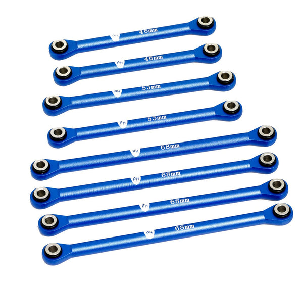 Powerhobby Aluminum Suspension link Set FOR Traxxas TRX-4M Blue