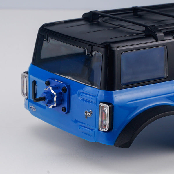 Powerhobby Aluminum Rear Spare Tire Rack FOR Traxxas TRX-4m Blue TRX4M