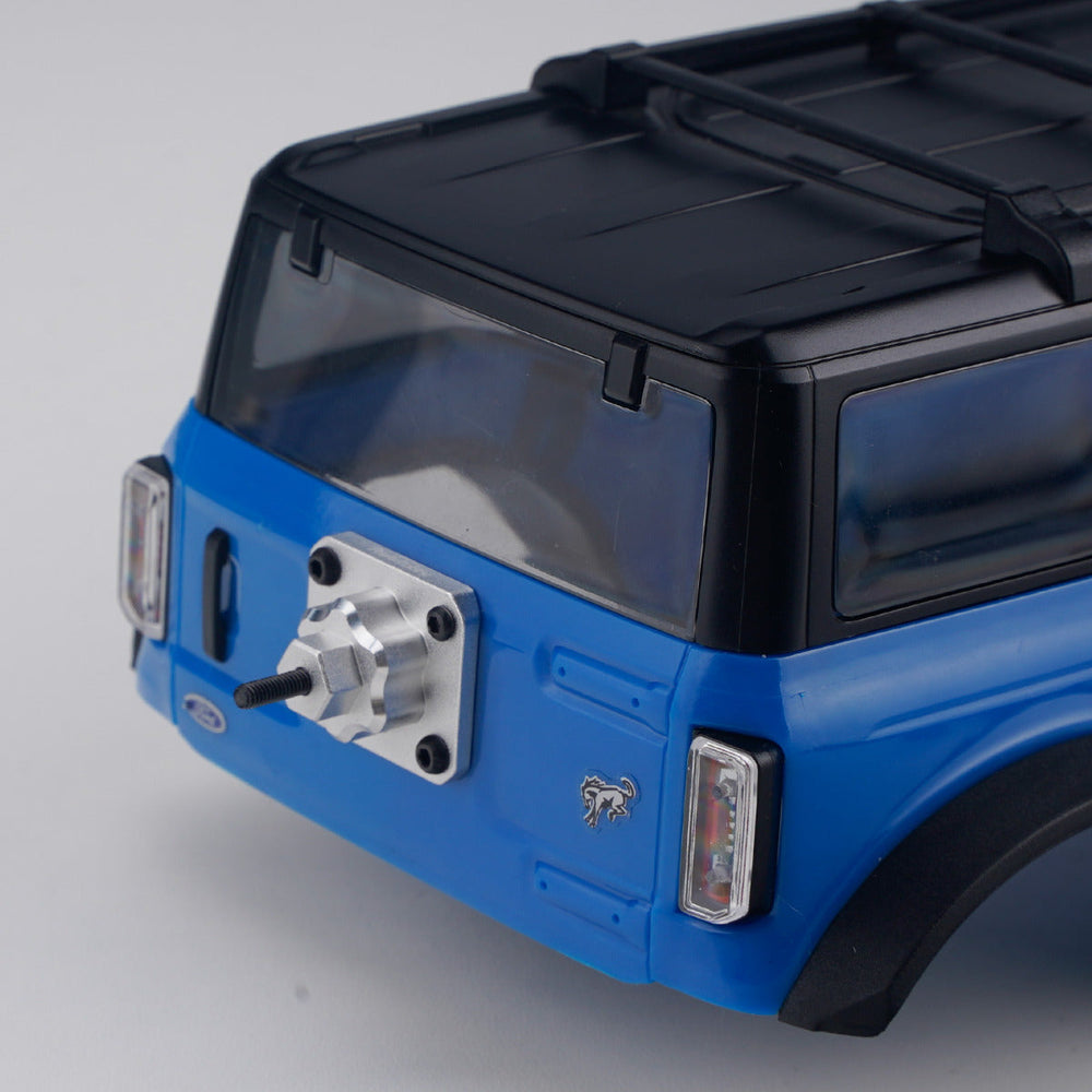 Powerhobby Aluminum Rear Spare Tire Rack FOR Traxxas TRX-4m Silver TRX4M