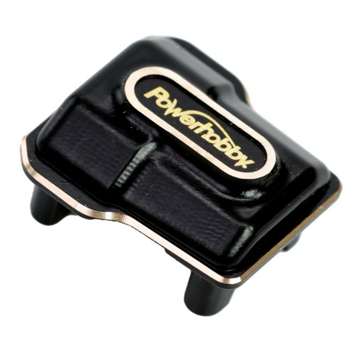 Power Hobby Brass Font / Rear Axle Diff Cover, for 1/18 Traxxas TRX-4M