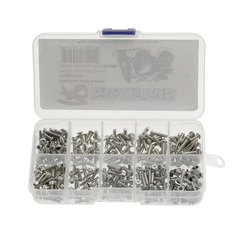 Powerhobby Stainless Steel Screws Kit w Box FOR Traxxas 1/16 Summit / E-Revo
