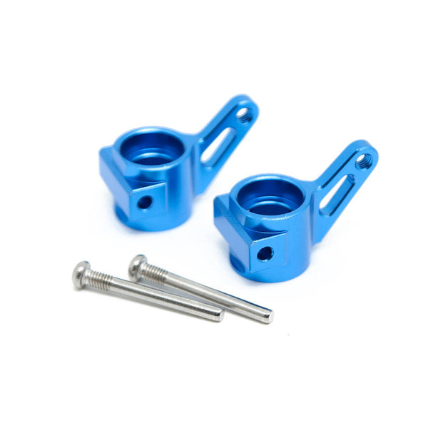 Powerhobby Aluminum Front Knuckles Blue FOR Traxxas Slash Rustler Bandit Stampede
