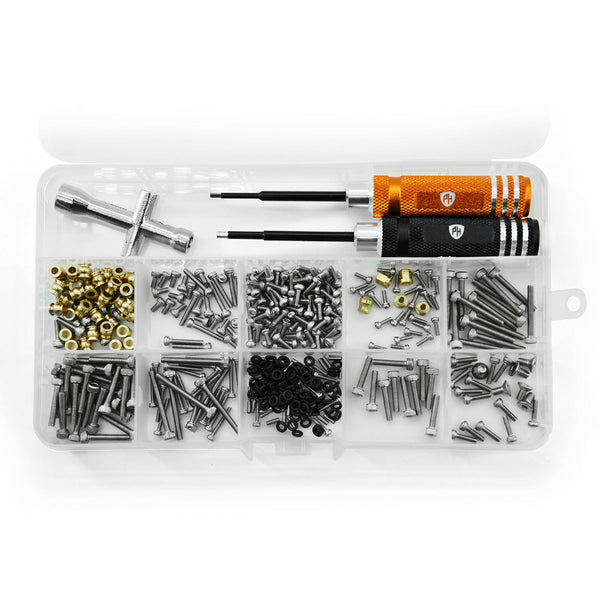 Powerhobby Screw Box Set w Tools + Box 289pcs FOR Traxxas TRX-4M
