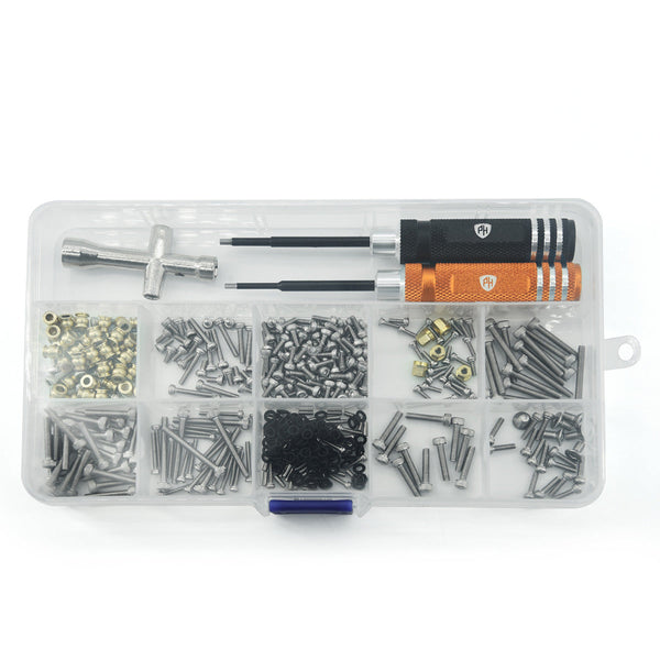 Powerhobby Screw Box Set w Tools + Box 289pcs FOR Traxxas TRX-4M