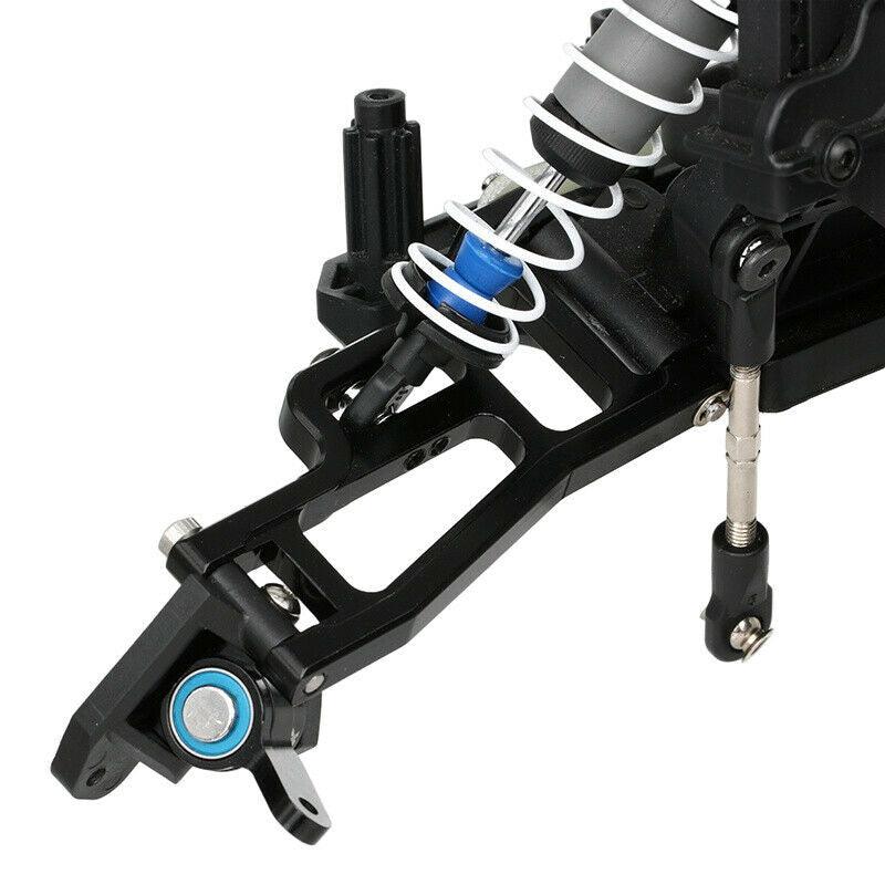 Powerhobby FOR  Traxxas Drag Slash CNC Aluminum Front Suspension Arms Black