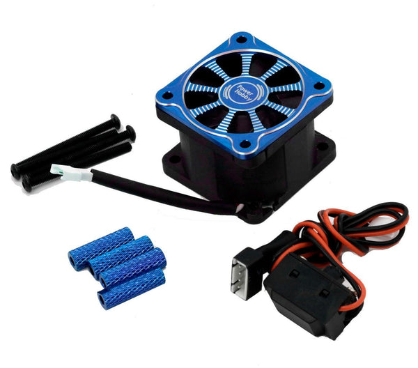 Powerhobby Twister Castle Mamba XLX ESC High Speed Aluminum Cooling Fan Blue