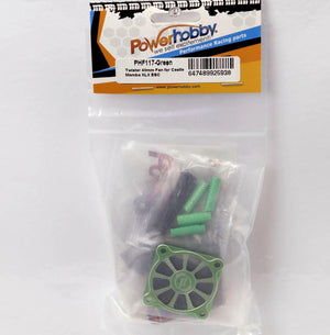 Powerhobby Twister Castle Mamba XLX ESC High Speed Aluminum Cooling Fan Green
