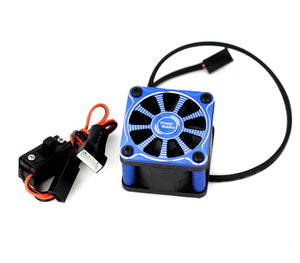 Powerhobby Twister 1/10 1/8 Motor Aluminum High Speed Cooling  Fan - Blue
