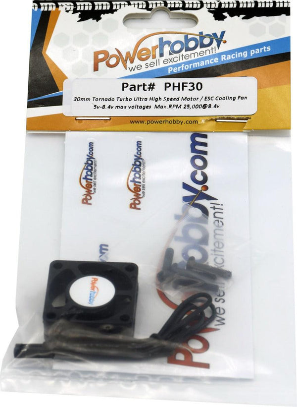 Powerhobby 30mm Ultra High Speed Motor / ESC Cooling Fan 30x30x10
