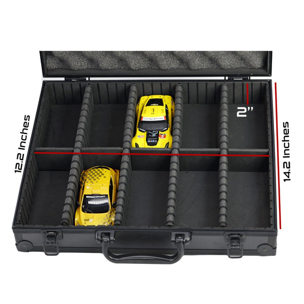 1/32 Slot Car Aluminum Carrying Case For Scalextric Carrera Slot.it NSR Storage