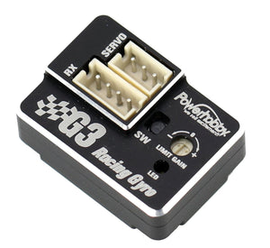 Powerhobby G3 Aluminum Case Dual Gain Micro Steering Tuned Gyro Kyosho Mini-Z