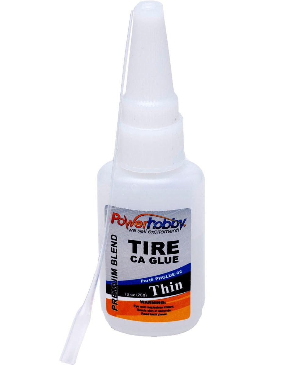 Powerhobby Premium Blend RC CA Tire Glue w/Tip Thin 0.75oz