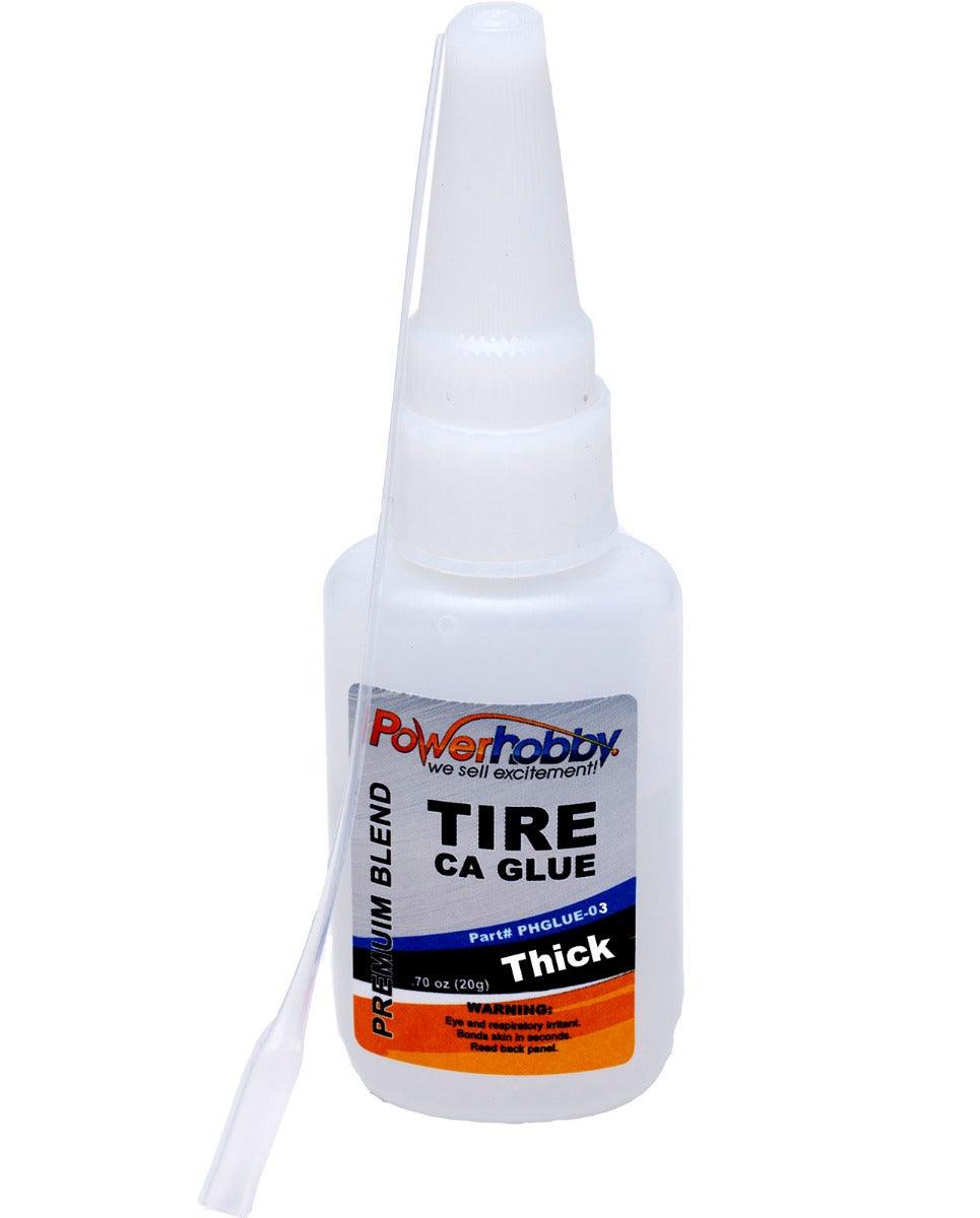 Powerhobby Premium Blend RC CA Tire Glue w/Tip Thick 0.75oz