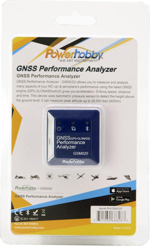 Powerhobby GNSS Performance Analyzer Bluetooth SPEED METER & Data Logger GPS