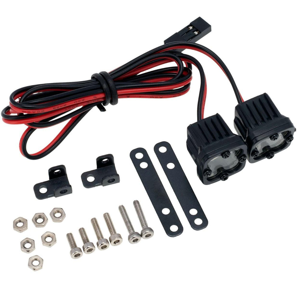 PowerHobby RC 2 Single LED Lights Headlights Spotlight for 1/10 1/8