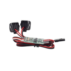PowerHobby RC LED Lights Headlights Spotlight w/ Controller for 1/10 1/8